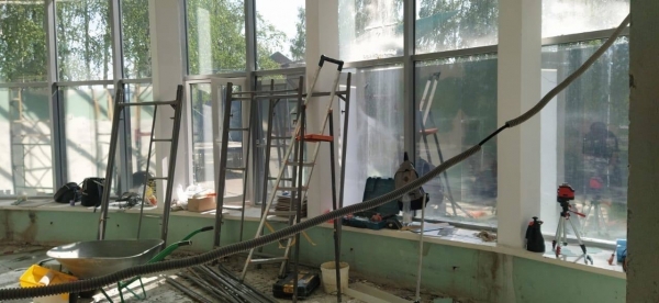 В центре культуры «Югра-презент» начался ремонт