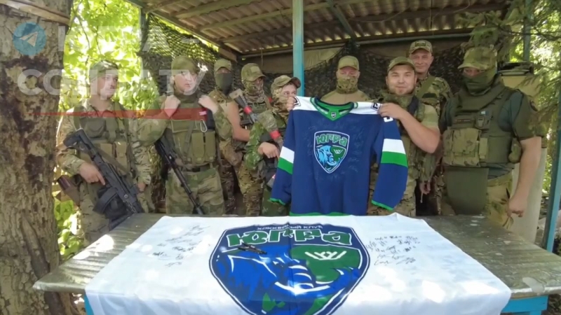 Накануне старта ВХЛ флаг «Югры» получил одноименный батальон