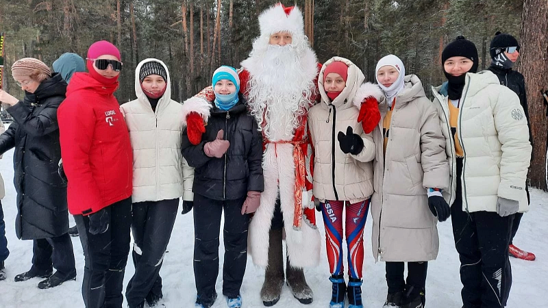 В Сургутском районе прошла лыжная гонка на призы Деда Мороза