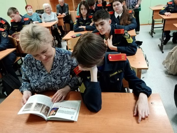 Школьники Югорска приняли участие в Уроках мужества от Совета ветеранов