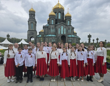 Югорчане поют песни Победы в Москве
