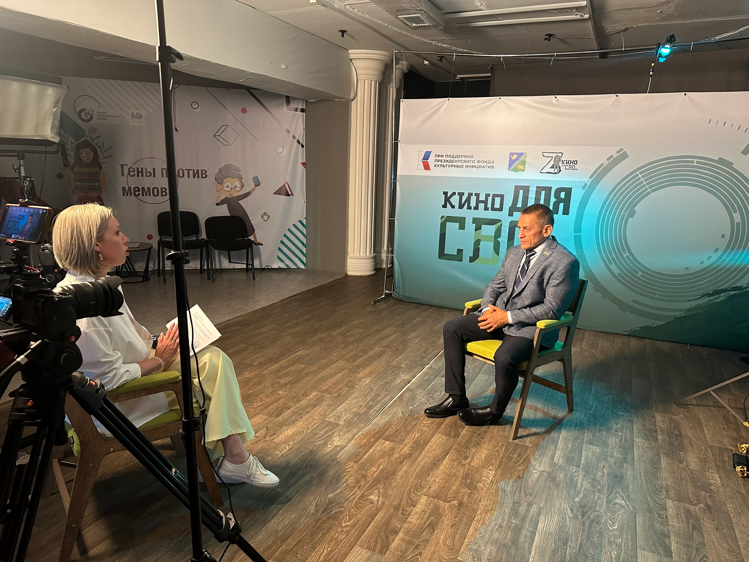 Дмитрий Аксенов принял участие в съемках документального фильма об участнике СВО.