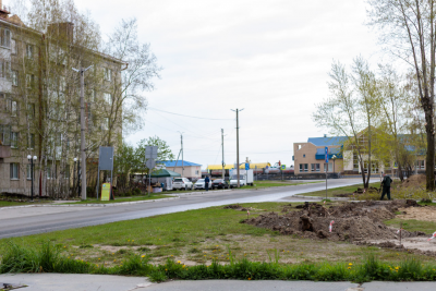 Завершилось обустройство тротуара на улице Мира