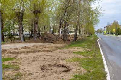 Завершилось обустройство тротуара на улице Мира