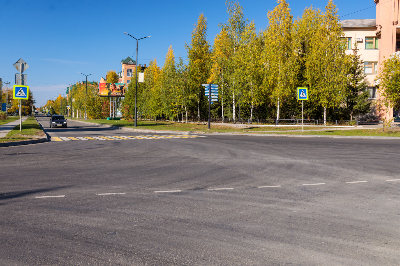 Новое дорожное полотно появилось на улице Попова