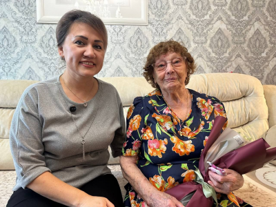 Поздравляем труженицу тыла Анну Феофиловну со 102 Днём рождения!