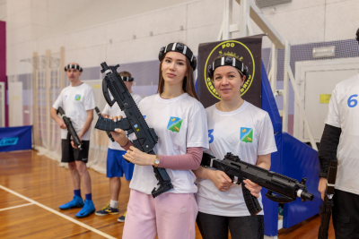 В Югорске прошёл военно-тактический турнир по лазертагу среди активистов и сторонников партии «Единая Россия»