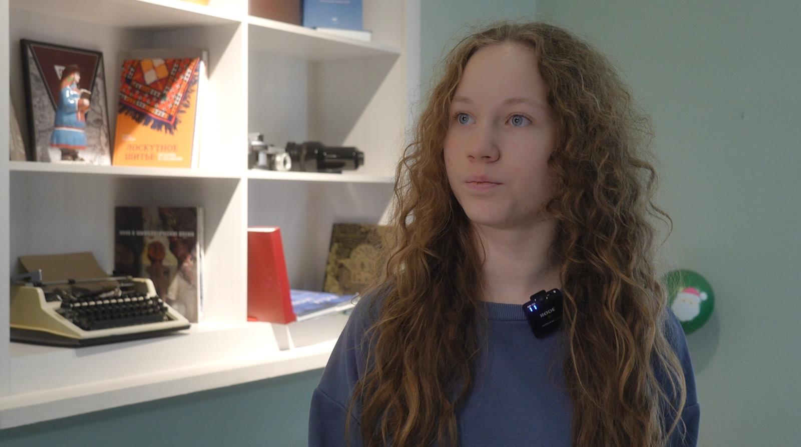 пятиклассница школы № 6 Ангелина Попкова