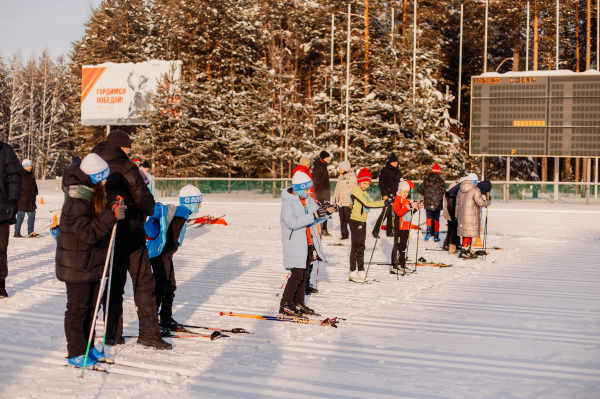 В Югорске прошла Всероссийская массовая лыжная гонка «Лыжня России-2026»