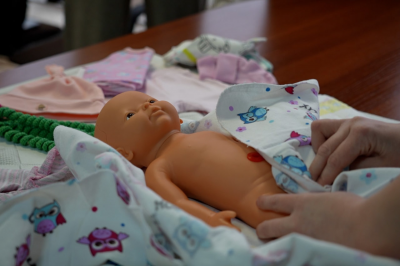 В Югорской городской больнице прошло мероприятие для будущих мам